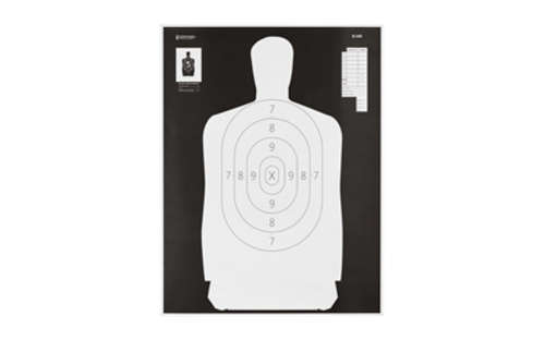 Targets Action Target Reverse Qualification ACTION TGT B34 BLK/WHT SILHO 100PK • Model: Reverse Qualification